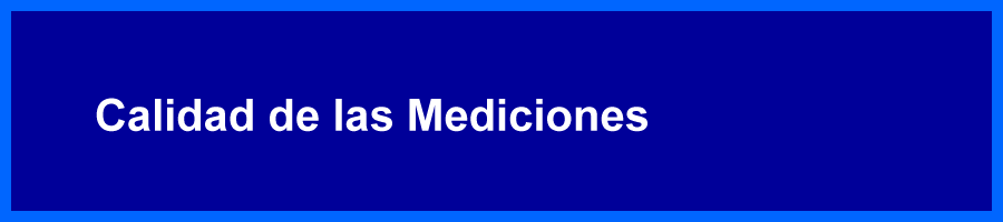 Calidad de las Mediciones
